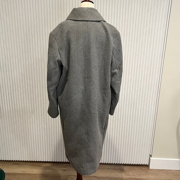 H&M Women's Double-Breasted Coat Size XS In Gray - Picture 5 of 13